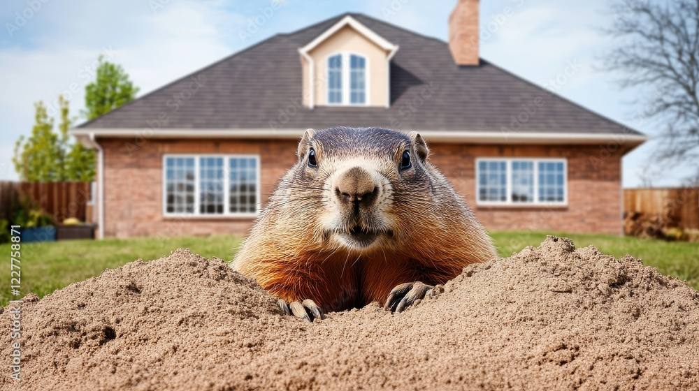 Groundhog exclusion